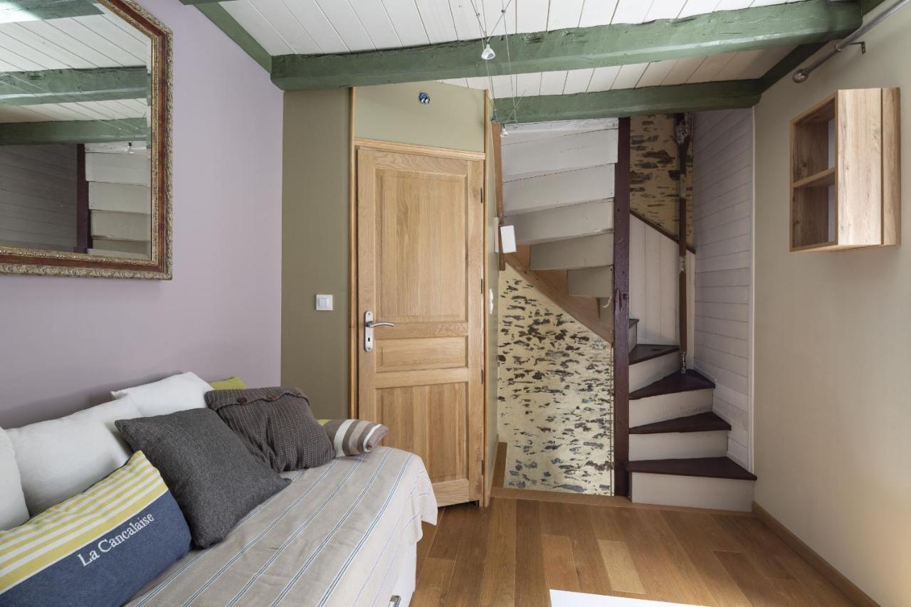 Cancale, Centre Ville, Triplex Le Pecheur Appartamento Esterno foto